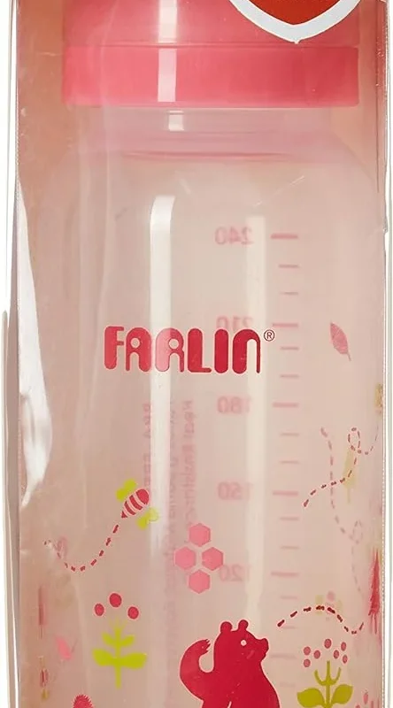 Farlin Baby Feeding Bottle PP Standard Neck 240ml (8oz) – Safe & Durable Bottle for Babies