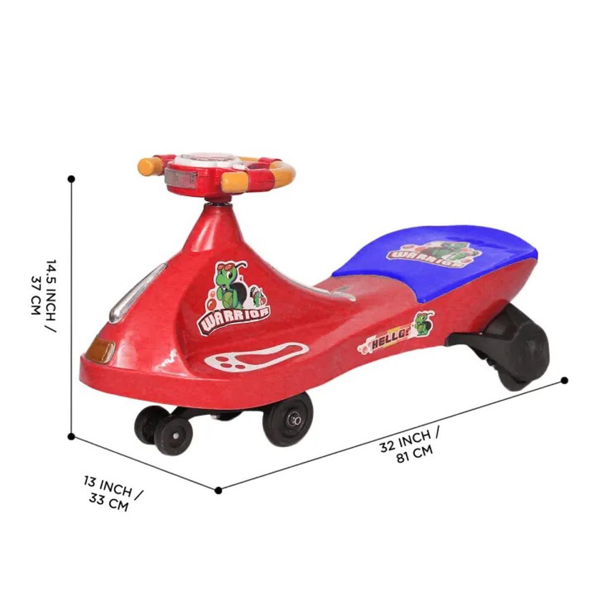 Speed S1 Deluxe Swing Wiggle Car for Kids – BD-F053 | Ride-On Twist Car with Lights & Music - Image 2