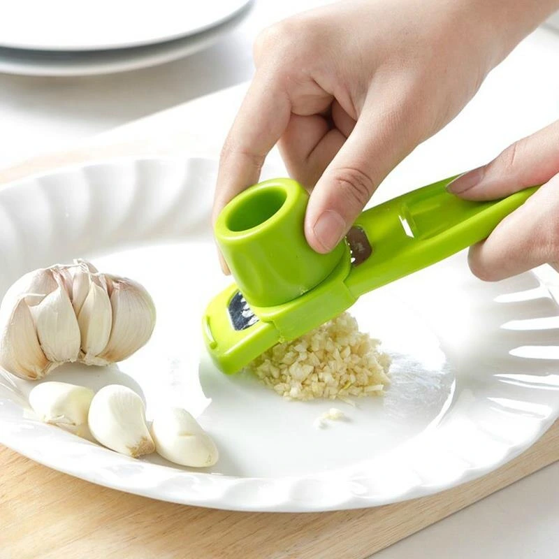 Garlic & Ginger Grinding Tool – Hand Press Grater Crusher for Fruits & Vegetables | Kitchen Chopper Gadget