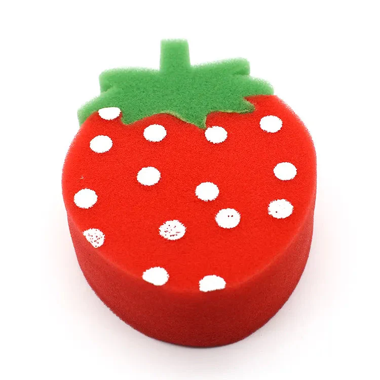 Baby Bath Sponge Strawberry – Soft, Safe & Fun Bathing for Babies