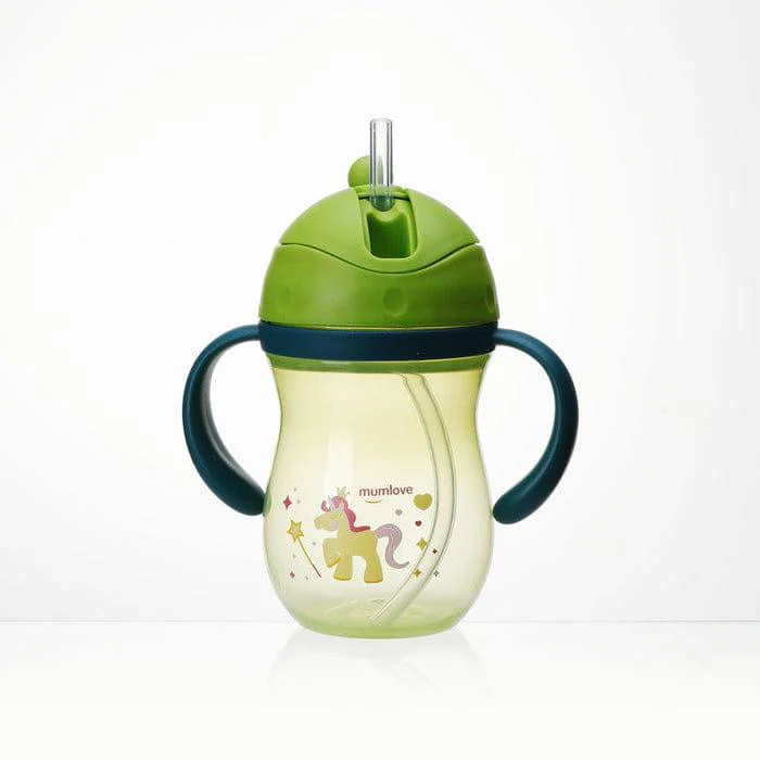 MumLove Baby Straw Sipper Cup with Handle 260ml – BPA-Free & Spill-Proof