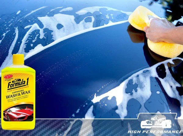Formula 1 Carnauba Wash & Wax Car Shampoo – 473ml | Clean, Shine & Protect in One Step - Image 4