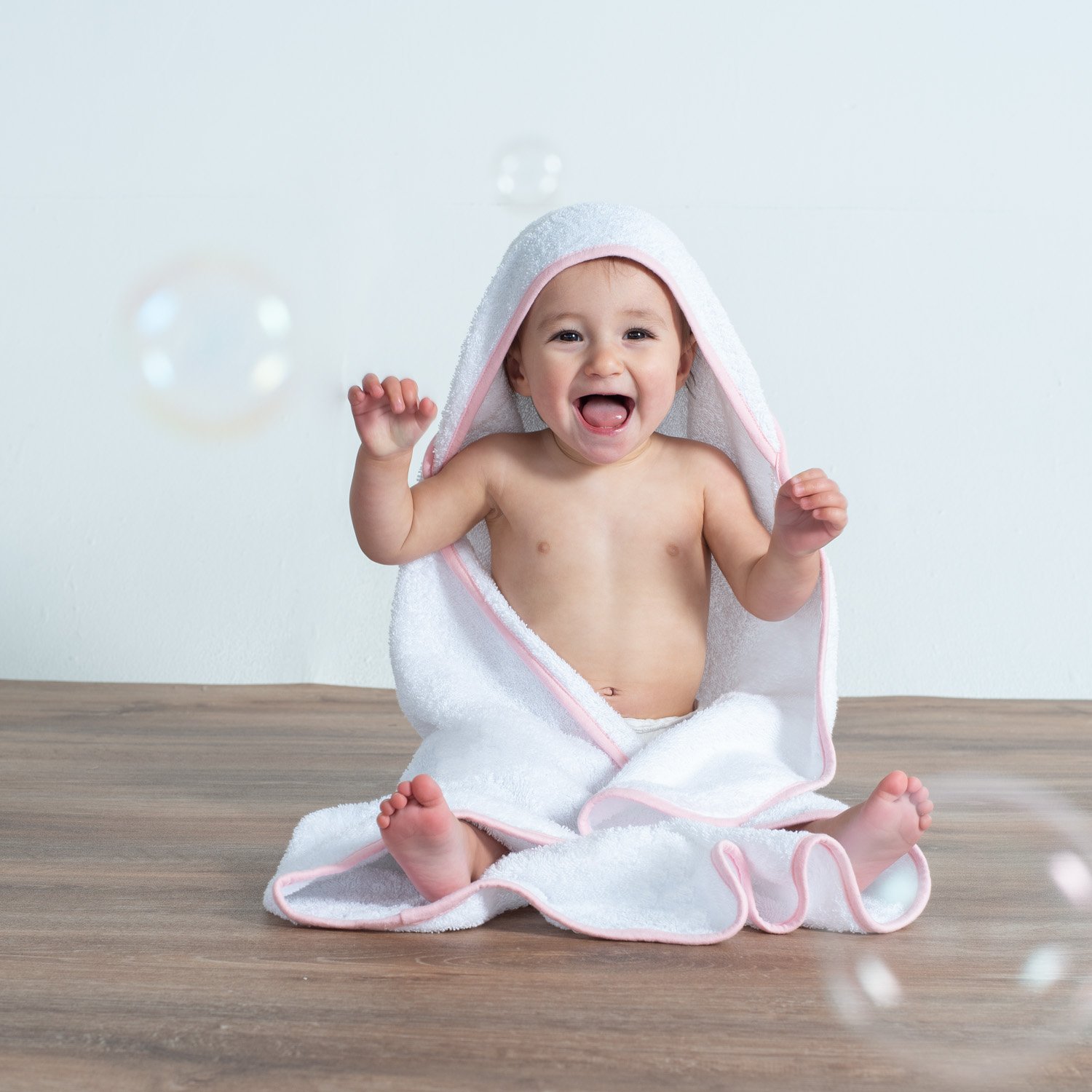 KIDZO Baby Bath Towel – Ultra Soft & Absorbent Hooded Towel for Newborns & Toddlers