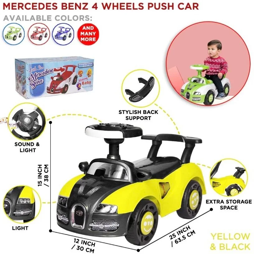 Baby Dreams Mercedes Benz Ride On Push Car for Kids – 4 Wheel BD-F051 - Image 4