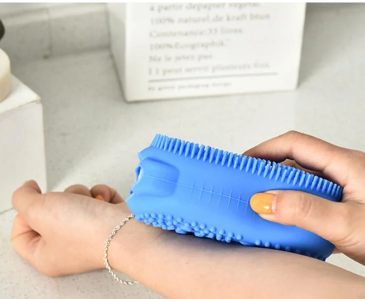 Silicone Body Scrubber Bath Sponge – 2-in-1 Exfoliating Body Brush & Loofah for Women, Men & Kids - Image 3