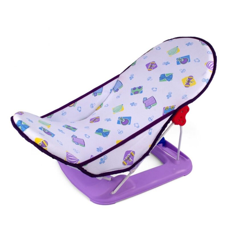Baby Infant Luxurious Baby Bather Seat (Purple) – Comfortable Bath Seat for Newborns BD-F016