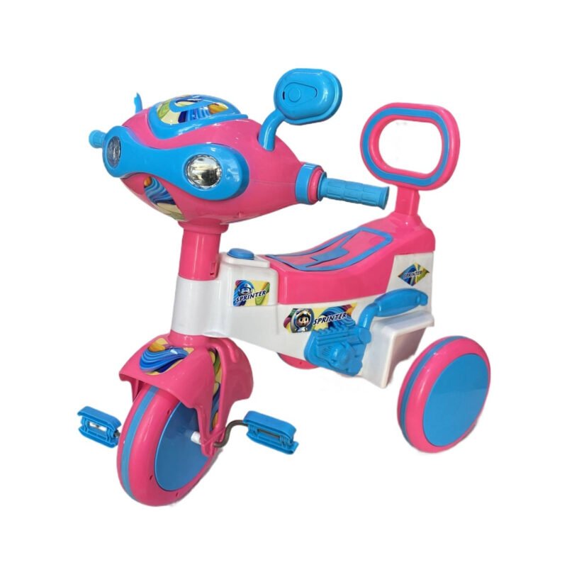 Little Star Sprinter Tricycle with Light & Music for Kids – BD-F094 | Outdoor Ride-On Cycle
