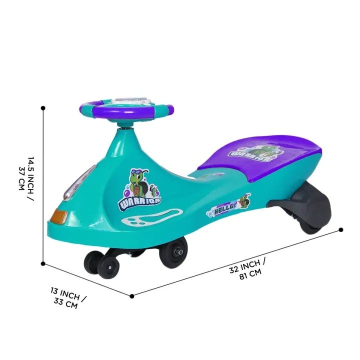 Speed S1 Deluxe Swing Wiggle Car for Kids – BD-F053 | Ride-On Twist Car with Lights & Music - Image 7