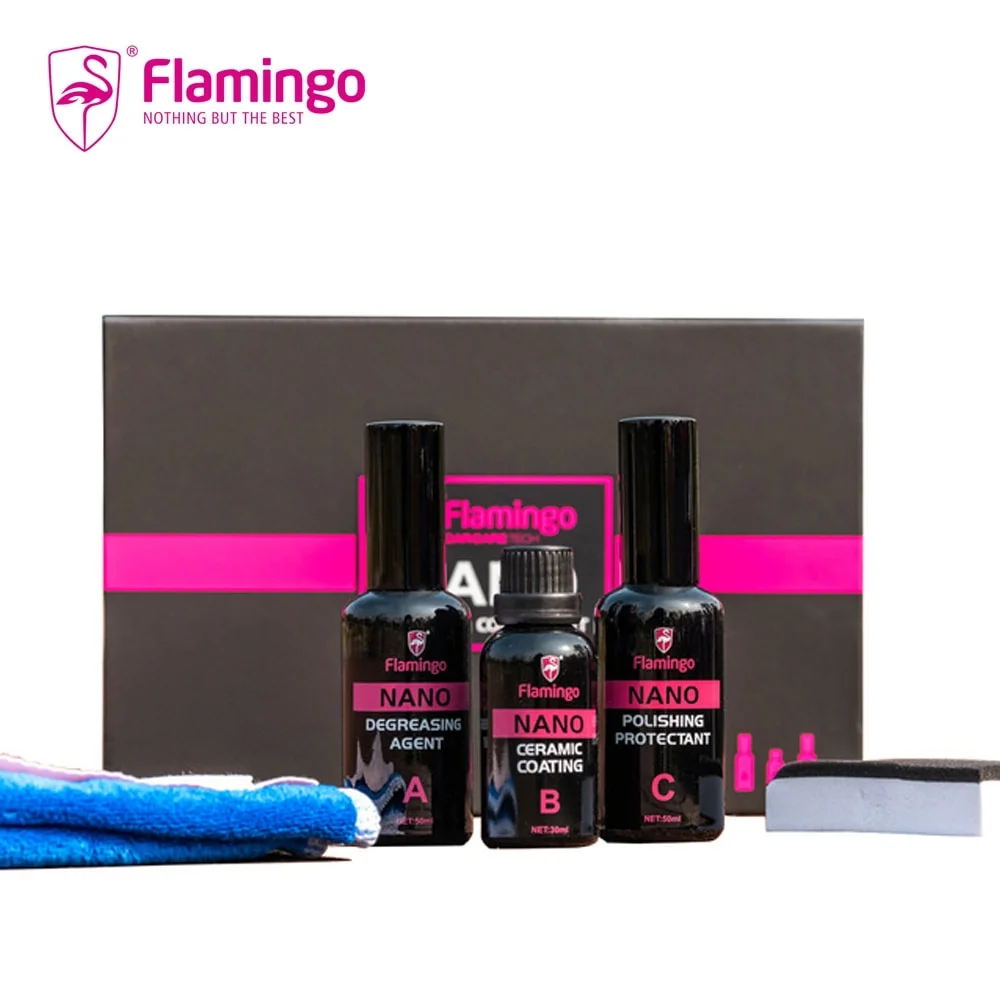 Flamingo Nano Coating Ceramic Premium Kit | High Gloss Protection & Long-Lasting Ceramic Shield - Image 8