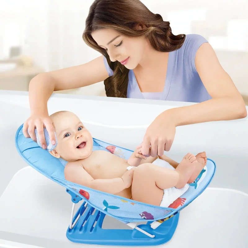 Mastela Baby Bather – Adjustable Infant Bath Seat with Soft Mesh Support for Newborns & Babies