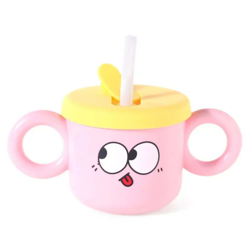 Children’s Straw Mug 240ml – Cute & Durable Kids Drinking Cup with Lid & Straw