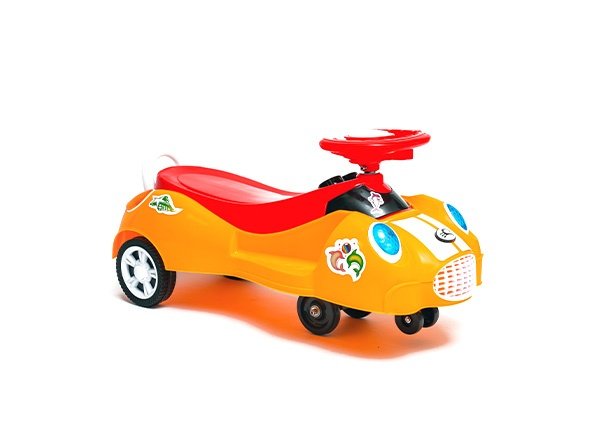 Dolphin Ride Light & Musical Auto Car for Kids – BD-F032 Ride-On Push Car