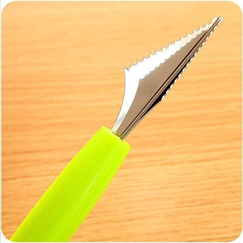 Stainless Steel Melon Baller – Double-Sided Fruit Carving Knife & Digging Spoon for Watermelon, Ice Cream & More - Image 5