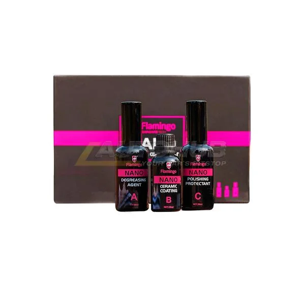 Flamingo Nano Coating Ceramic Premium Kit | High Gloss Protection & Long-Lasting Ceramic Shield - Image 4