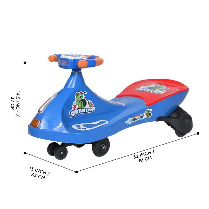 Speed S1 Deluxe Swing Wiggle Car for Kids – BD-F053 | Ride-On Twist Car with Lights & Music - Image 4