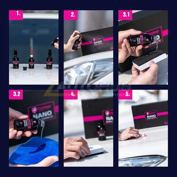 Flamingo Nano Coating Ceramic Premium Kit | High Gloss Protection & Long-Lasting Ceramic Shield - Image 3