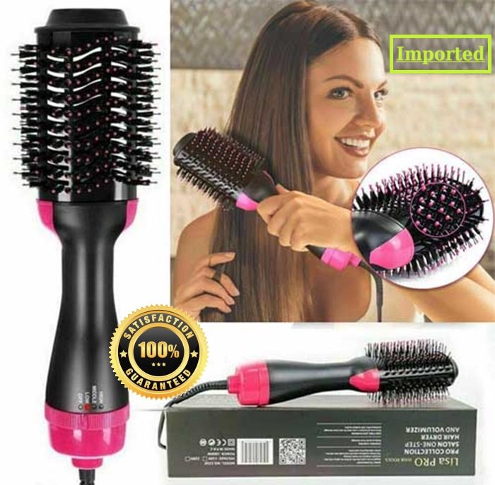 3-in-1 Hot Air Brush Hair Dryer & Styling Machine – 100% Original Versatile Hair Dryer Brush for Women