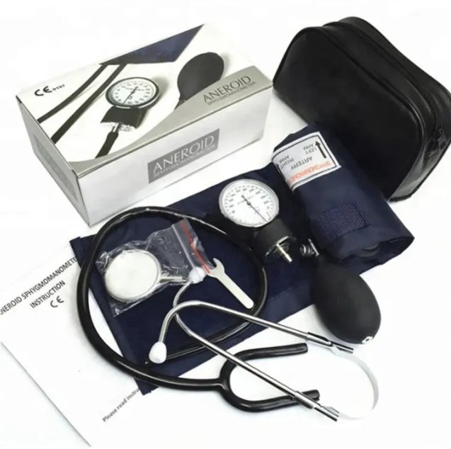 Blood Pressure Monitor with Stethoscope – High-Quality Manual Blood Pressure Machine for Accurate Readings