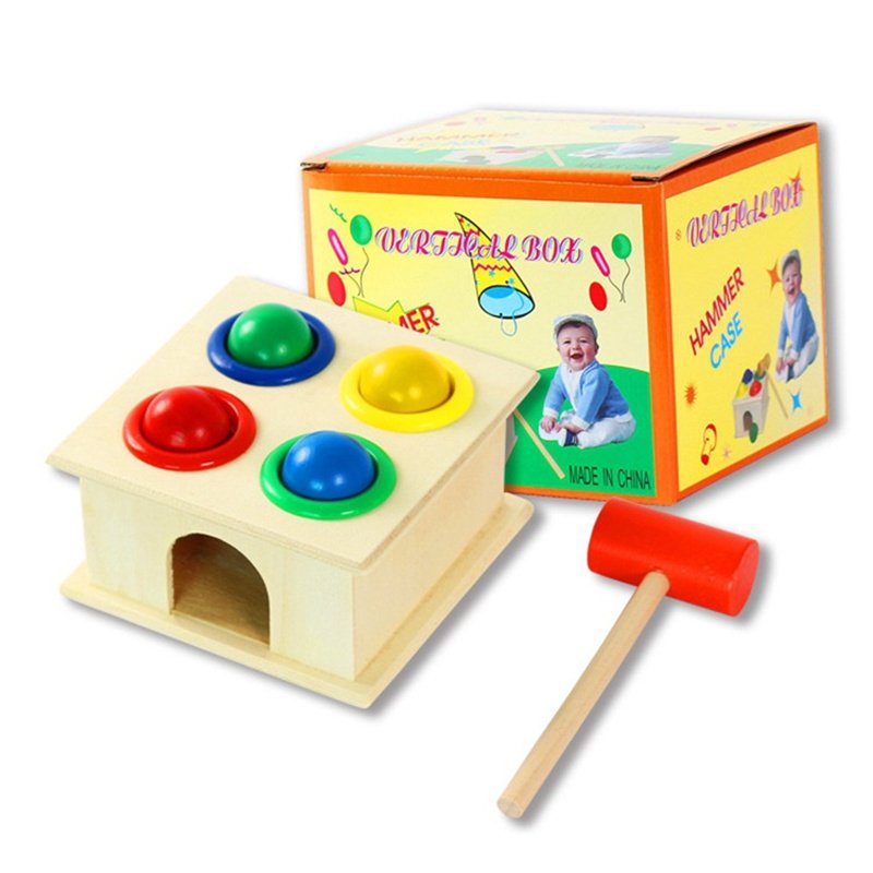 Classic Wooden Hammer Ball Game – Montessori Pounding Bench Toy for Toddlers, Fine Motor & Early Learning Educational Toy Gift-TY01 - Image 6