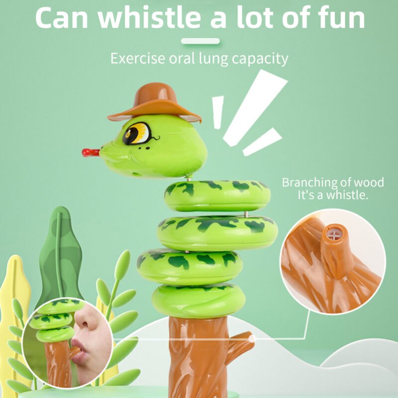 Whistle Snake Toy for Kids – Fun Rotating Swinging Musical Toy, Early Learning Balance & Sensory Play Gift for Toddlers-TY01