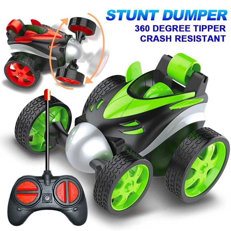 Speed Racing Stunt Car – 360° Flip & Rotate Remote Control 4WD Rechargeable RC Car for Boys Kids, Funny Stun-TYt Roll Vehicle with 4-Channel Control, Best Gift Toy for Toddlers & Children-TY01