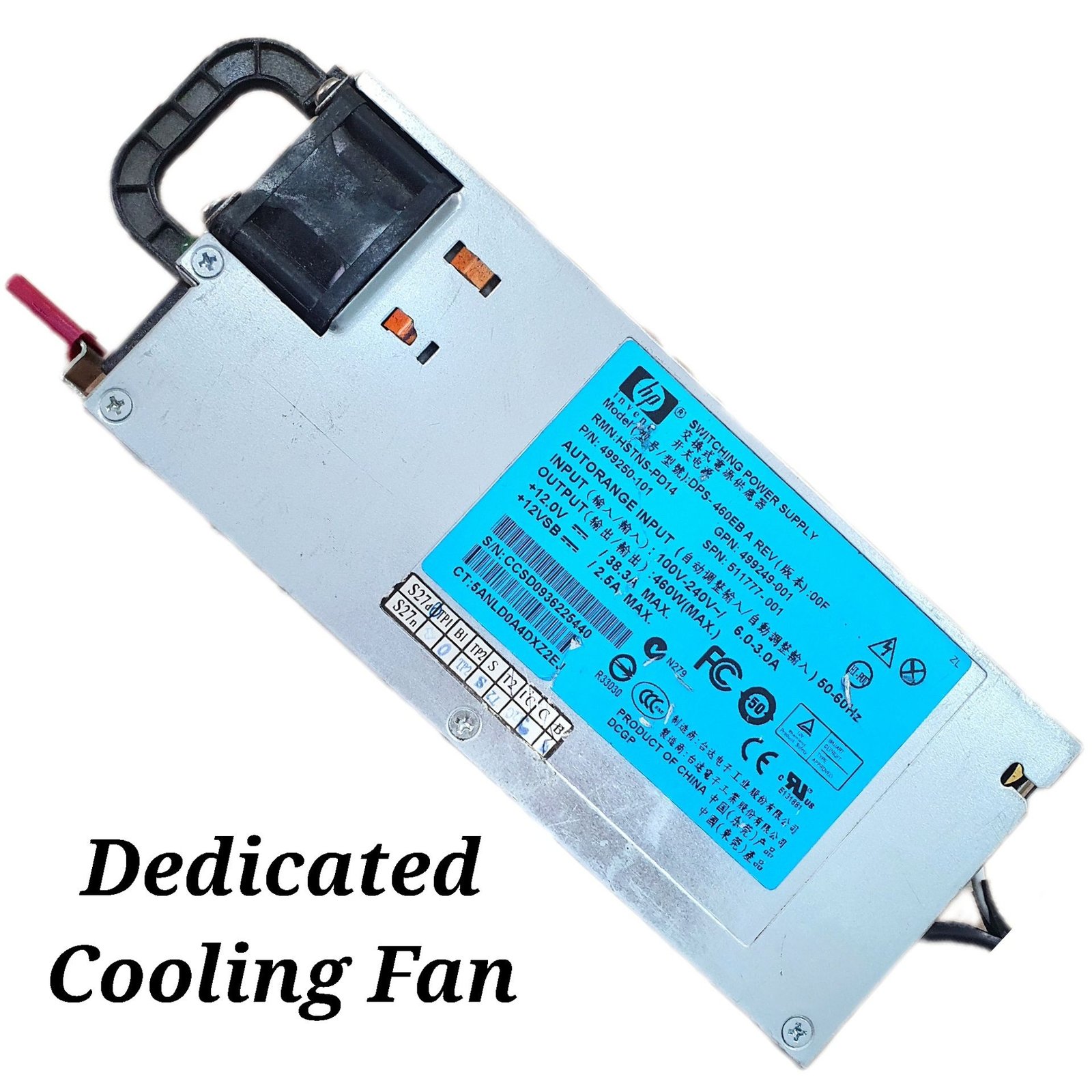 12V 38A (460W) Power Supply for DC Room Cooler – Industrial, Home & Professional Use with Short Circuit Protection