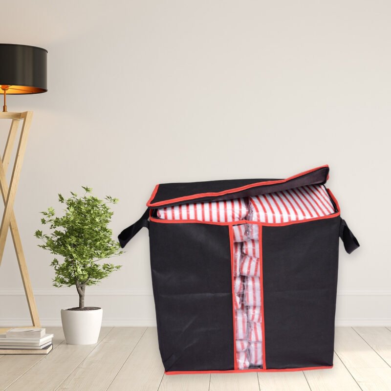 Large Storage Bags – Foldable Clothes Storage Box Bins with Durable Handles & Thick Fabric for Blanket, Comforter, Clothing & Bedding