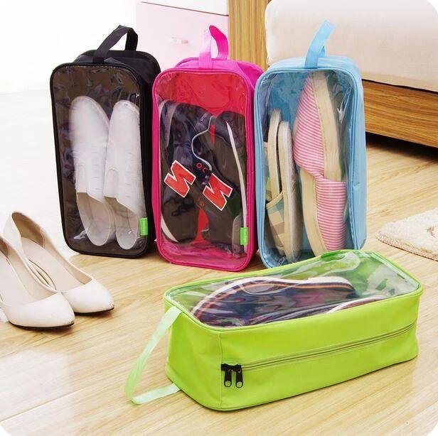 Pack of 10 – Travel Shoe Organizer Storage Bags | Portable, Dust-Proof, Washable Shoe Carry Pouches for Men & Women