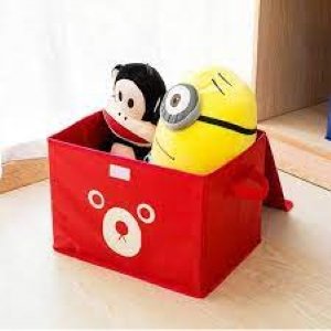 New Panda Print Storage Cube Box Basket – Kids Toys Organizer, Wardrobe & Cabinet Storage Bag