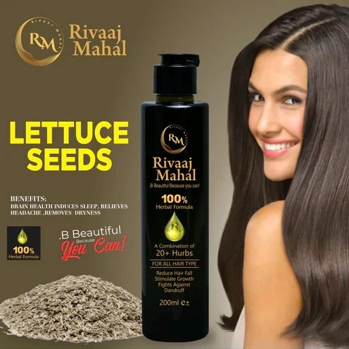 Original Rivaaj Mahal Hair Oil – Herbal Hair Growth & Shine Oil for Men & Women, 200ml