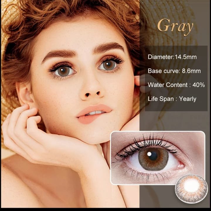 Eye Contact Lenses | Eye Care Party Wear Lenses in Grey Shades – Stylish & Comfortable