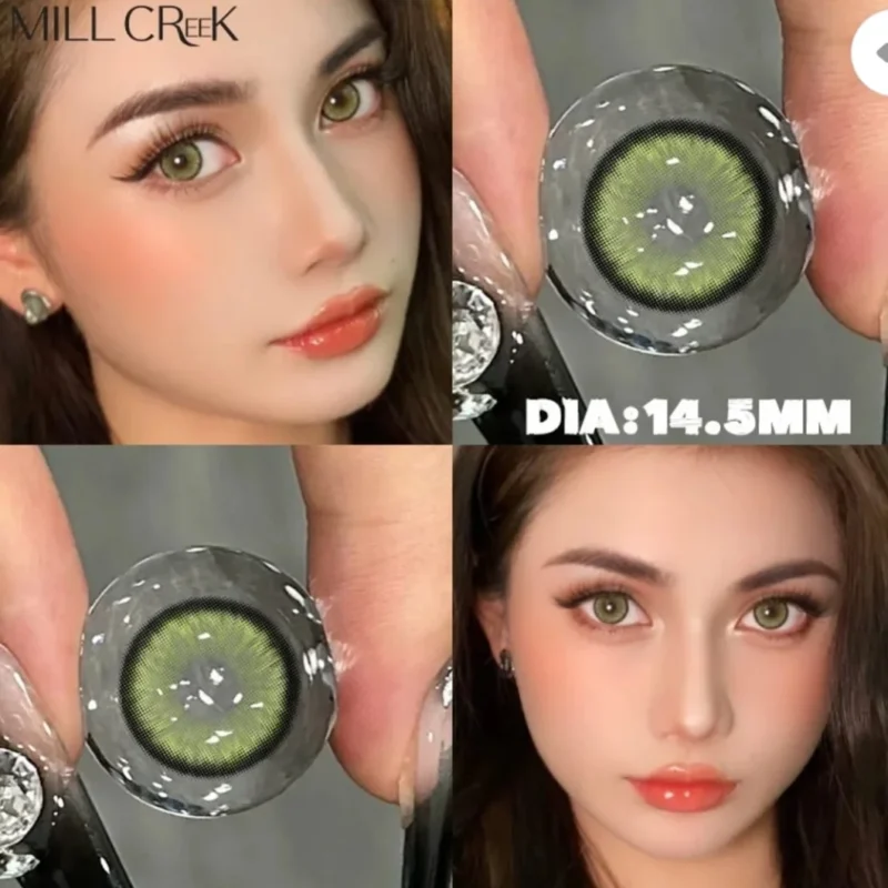 Green Eye Contact Lenses | Natural Cosmetic & Party Wear Lenses for Eye Care