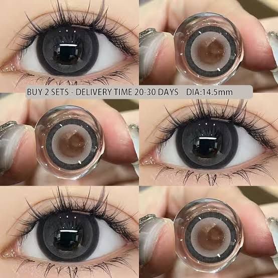 Black Eye Contact Lenses | Bold Party Wear & Comfortable Eye Care Lenses