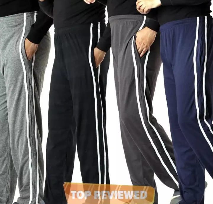 Pack of 3 Men’s Winter Warm Fleece Trousers | Comfortable & Stylish Sweatpants