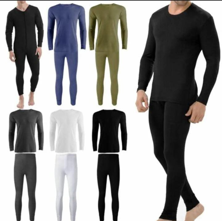 New Winter Warm Rib Inner Suit Pajama Top – Unisex Thermal Ribbed Wear for Men & Women | Super Warm Innerwear for Cold Weather