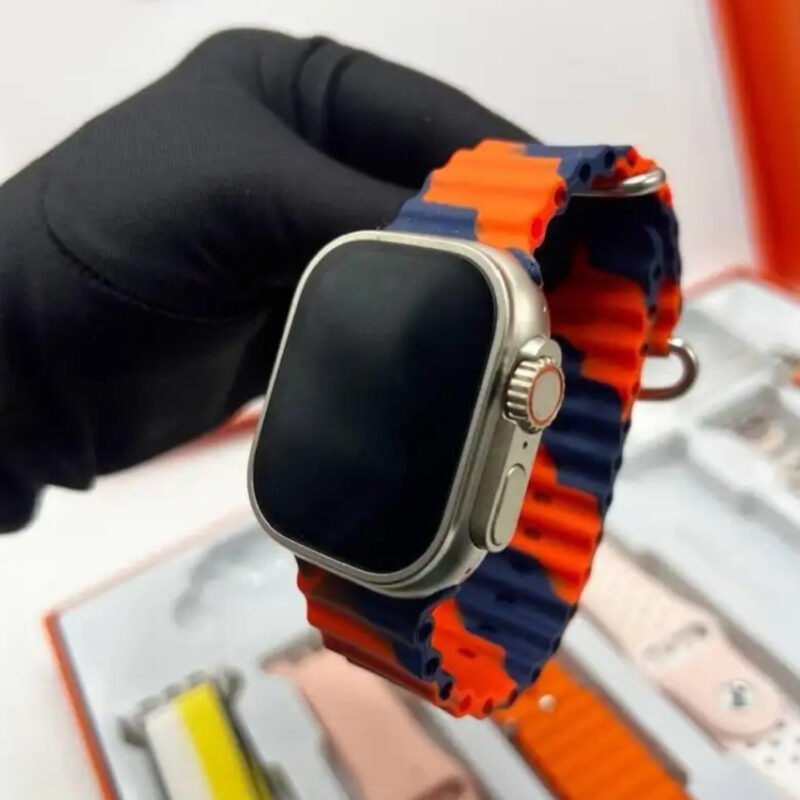 7 in 1 Ultra Smart Watch with 7 Straps | Smartwatch Ultra 8 for Men & Women