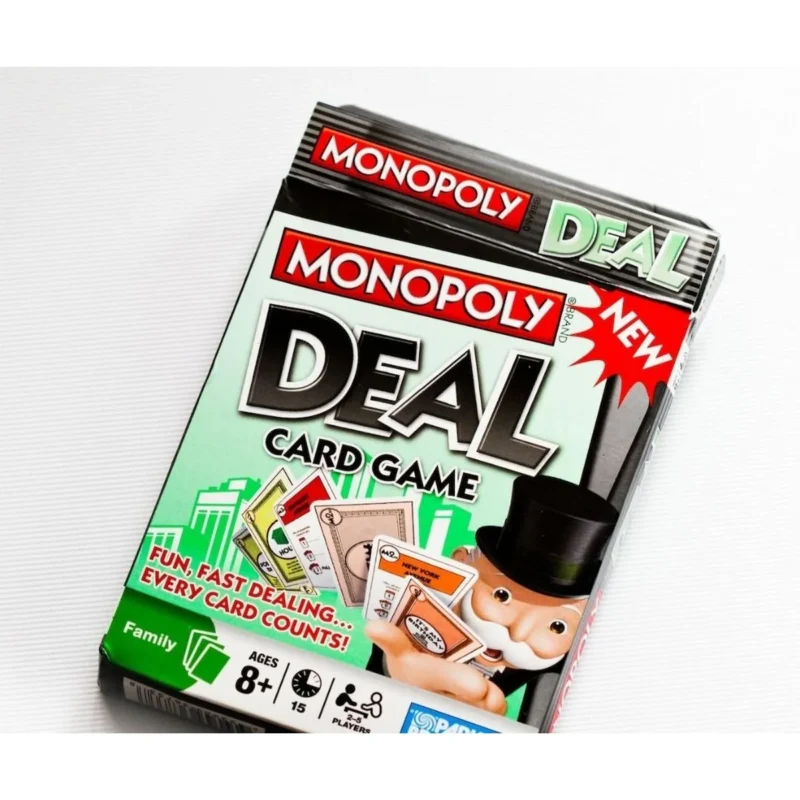Monopoly Deal Card Game – Fast-Dealing Property Trading Card Game for Families & Kids