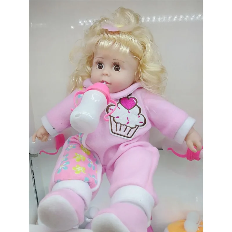 Crying Baby Doll with Feeder – Musical Baba Boy Doll Toy for Girls, Best Birthday Gift