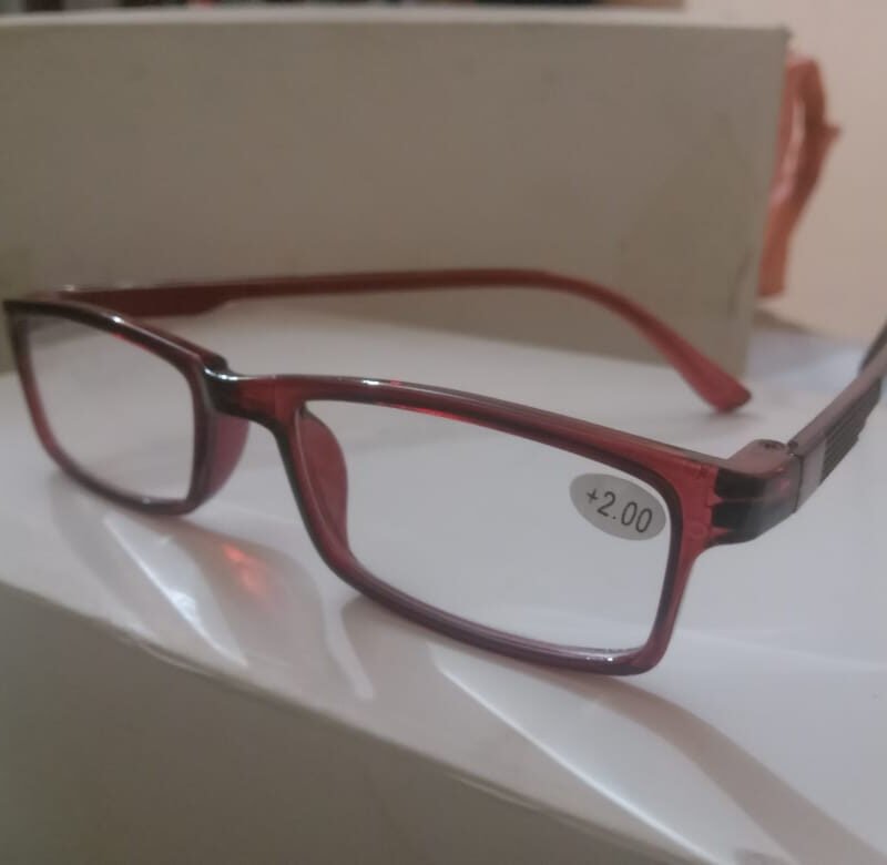 Reading Perception Glasses | Square Frame Nazar Ka Chashma | +1.00 to +3.00 Power Available