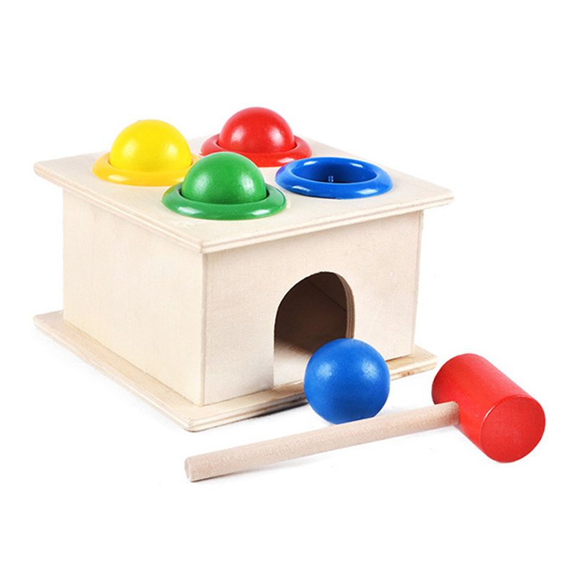 Classic Wooden Hammer Ball Game – Montessori Pounding Bench Toy for Toddlers, Fine Motor & Early Learning Educational Toy Gift-TY01 - Image 12