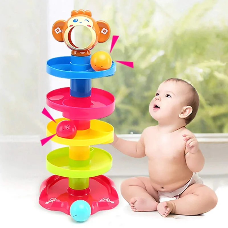 Educational Rolling Ball Game Toy – Fun Enlightening Activity Toy for Babies & Toddlers