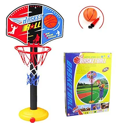 Kids Basketball Toy Playset – Adjustable Indoor & Outdoor Basketball Hoop Game for Children