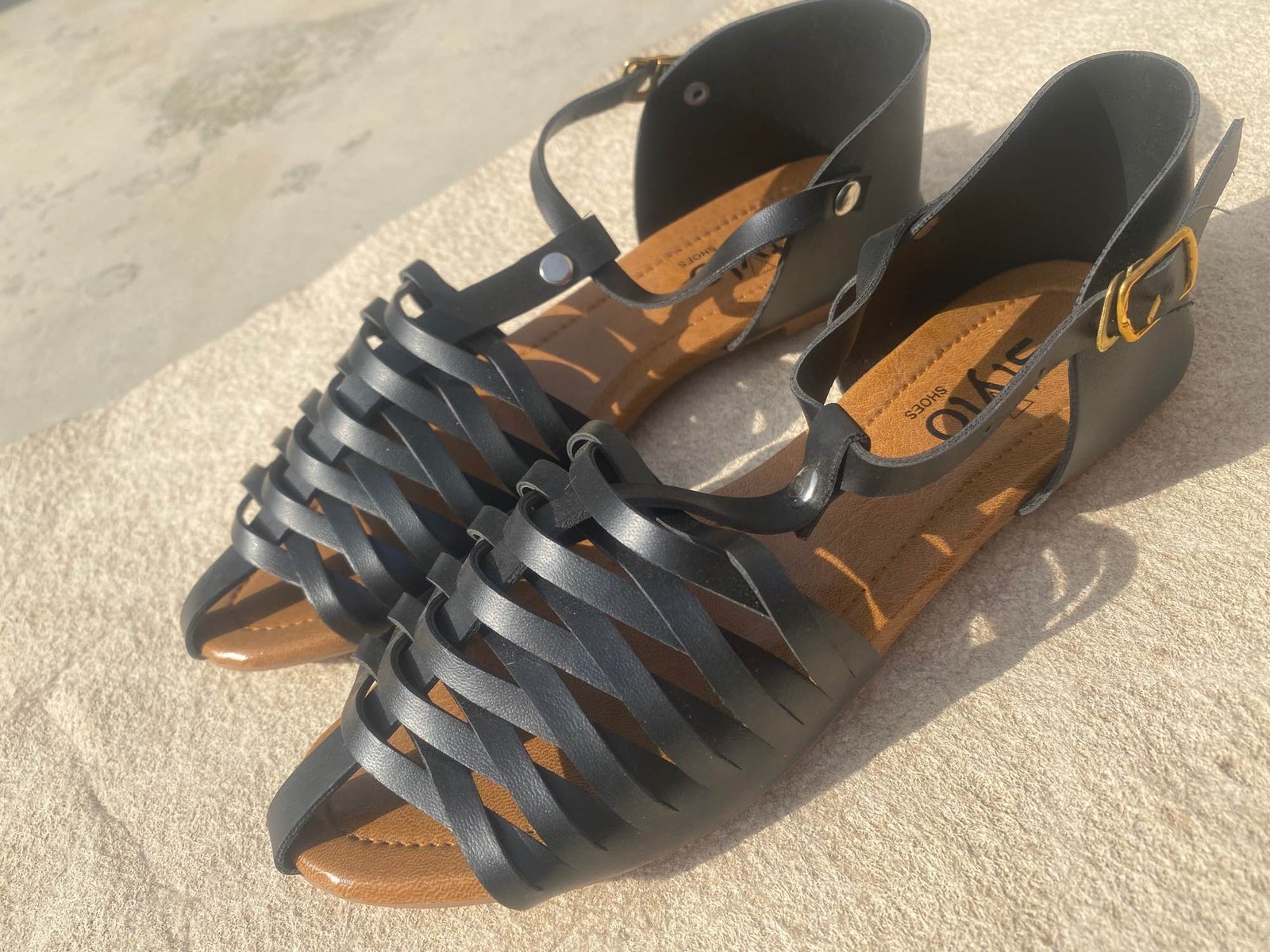 Women’s Soft Rexine Sandals – Comfortable Party & Outdoor Wear with Fashionable Design - Image 9