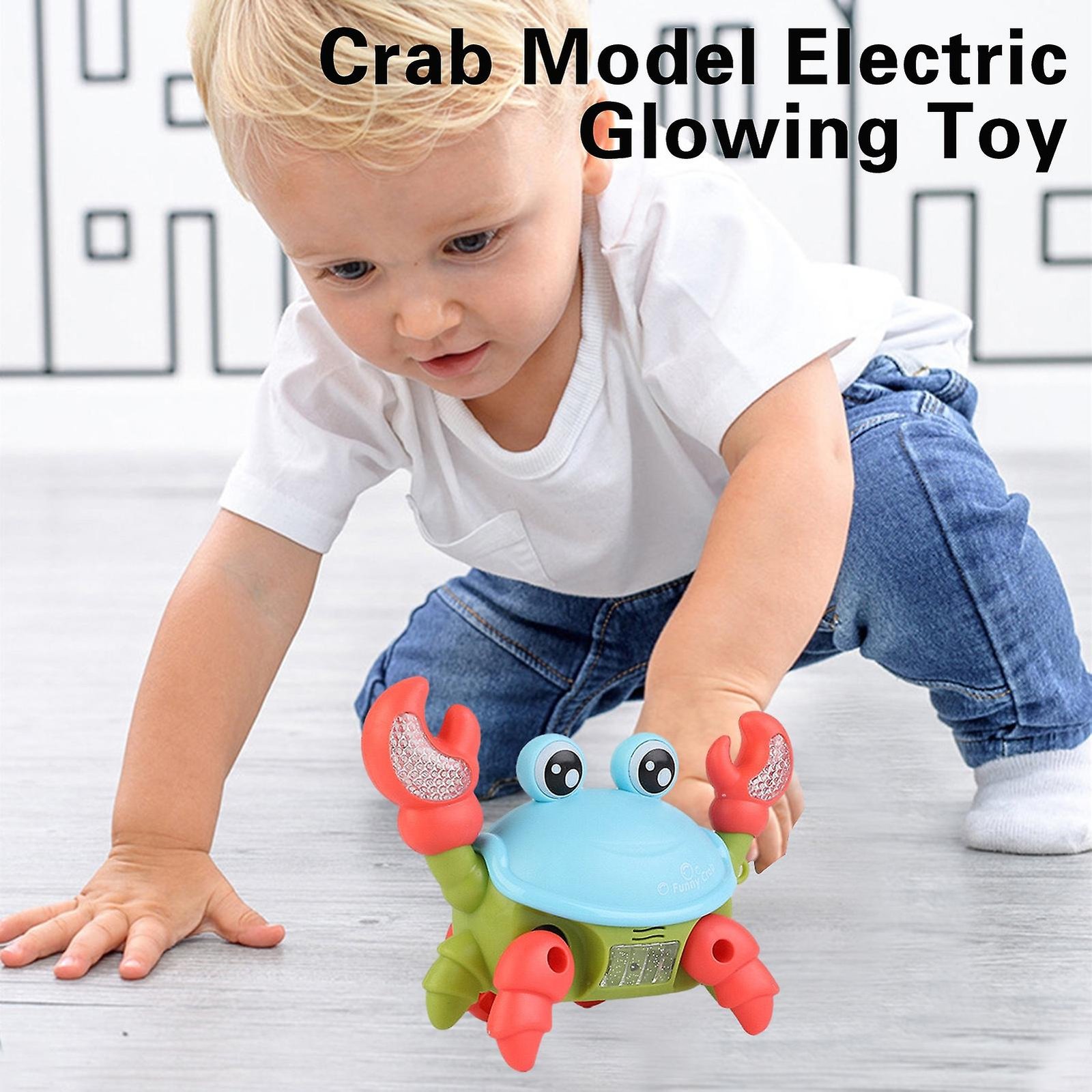 Cute Crawling Crab Toy – Electric Musical Walking Crab with Lights, Dancing & Interactive Play for Babies & Kids-TY01 - Image 3