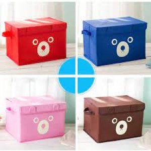 New Panda Print Storage Cube Box | Kids’ Toys Organizer, Storage Basket for Cabinet, Wardrobe & Clothes Storage Bags - Image 6