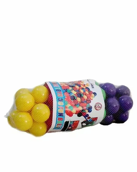 50 Pcs Soft Plastic Balls – Colorful Play Balls for Kids Ball Pool, Play Tent & Indoor/Outdoor Fun