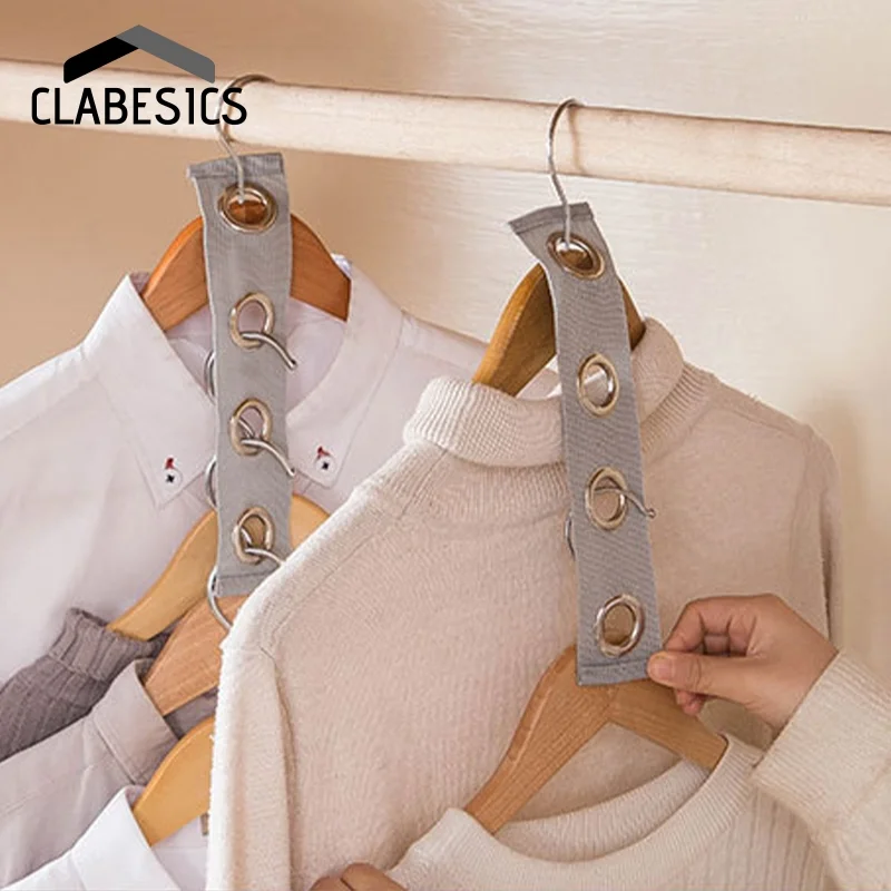 Magic Clothes Hanger Strip – Multi-Function Hook Holder & Wardrobe Organizer | Space-Saving Clothes Drying Hanger