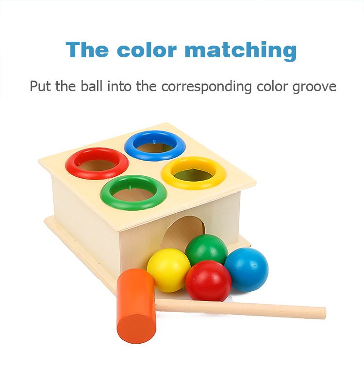 Classic Wooden Hammer Ball Game – Montessori Pounding Bench Toy for Toddlers, Fine Motor & Early Learning Educational Toy Gift-TY01 - Image 9