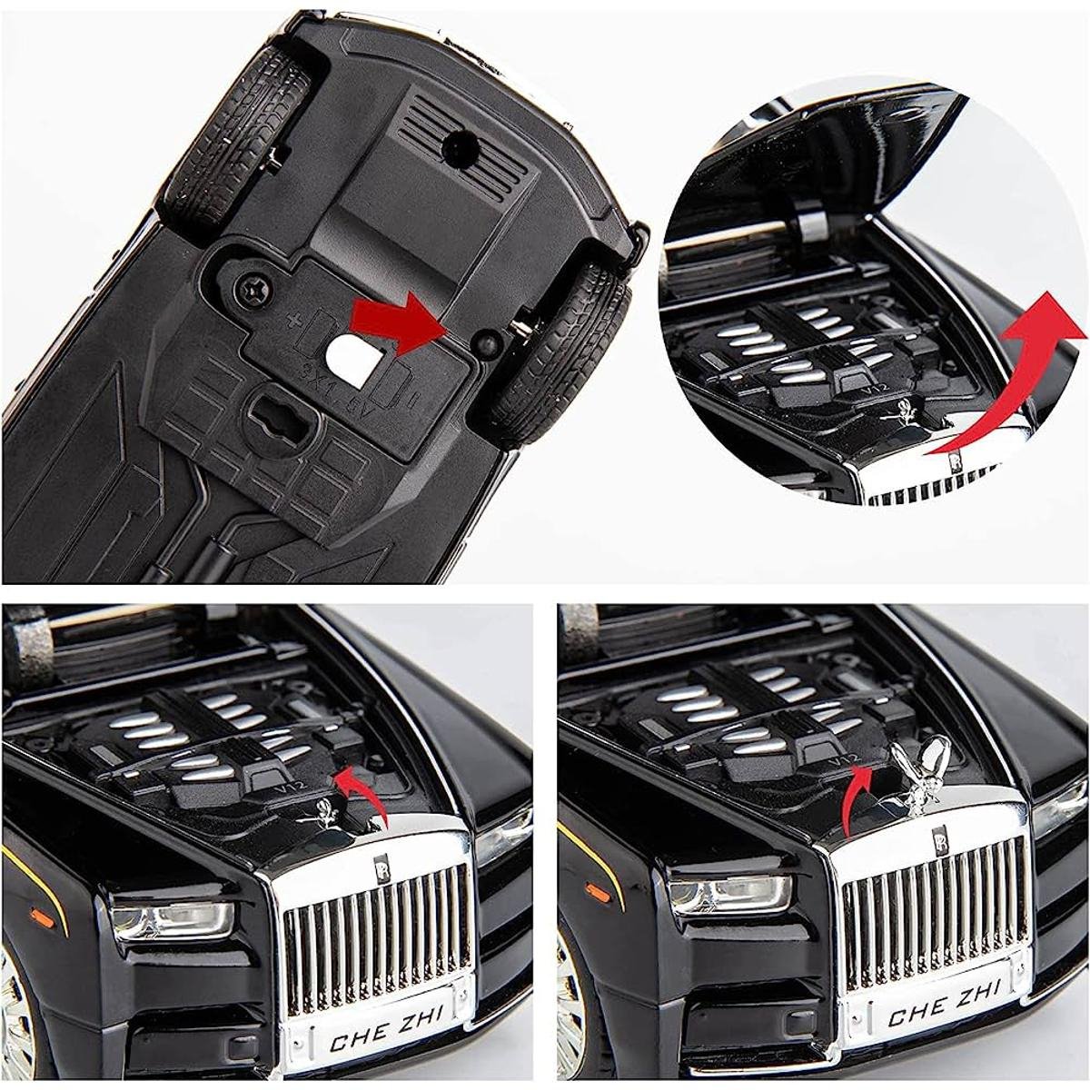 Remote Control Drift Car – High-Speed Bugatti & Ferrari Model RC Racing Car with LED Lights, 4-Channel Wireless Electric Toy for Kids & Boys-TY01 - Image 11