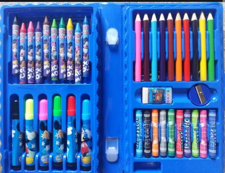 Multi Color 42 Pcs Kit with Button Box – Educational Toy Set for Kids | Best Quality Learning & Fun Game - Image 3